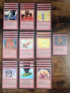 Vintage MTG ⭐Legends Edition⭐ Red Deck ⭐NM 35 Karten⭐ 1994 Magic ⭐Active Volcano - Bild 1 von 17