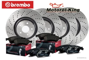 Brembo Bremsscheiben gelocht + Beläge VW Tiguan 2,0 4Motion VA 340MM + HA 300MM - Bild 1 von 1