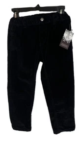 Izod Pants 5 Girls Black Corduroy pull on Fall Holiday Christmas - Picture 1 of 5