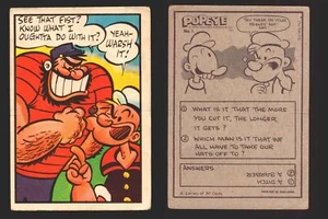 Tarjeta coleccionable vintage de confitería Popeye Chix 1959 tú eliges individuales #1-50 - Imagen 1 de 61