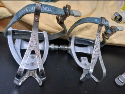 Campagnolo C Record Chorus Triomphe Victory Pedali Vintage - Immagine 1 di 4