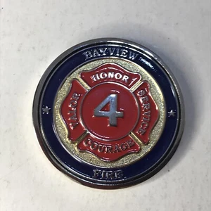 Bayview Fire DEPARTMENT, GALLOWAY NJ “Answering The Call” Challenge Coin - Picture 1 of 3