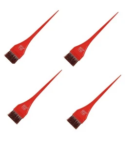 Denman Pro-Tip Tint Brush Red - Pack of 4 - Picture 1 of 2
