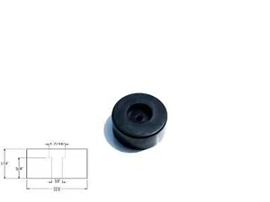 Large Rubber Bumper / Rubber Feet - 3-3/16" Diameter * 1-1/4" Height - Picture 1 of 1