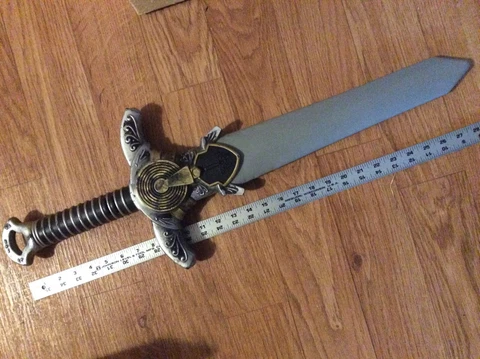 Lord of the Rings 29” Electronic plastic TOY BIZ SWORD Gondor cosplay costume Cover