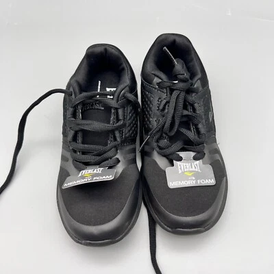 ¡Nuevo! Espuma con memoria Everlast Zephyr para niños talla 1 negra de EE. UU. Foto 1 de 4