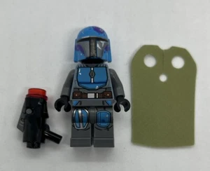 LEGO 75267 Star Wars Tribu Mandaloriana Guerrero Azul Gris Minifigura sw1080 ¡Nuevo! - Imagen 1 de 2