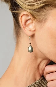 J. Jill ~ NEW Gorgeous Pyrite Drop Earrings ~ NWT - Picture 1 of 3