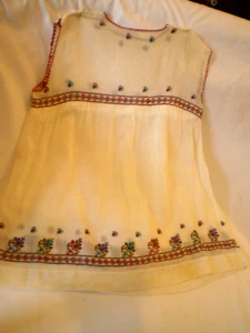 19th Century Children's Hand Embroidered Dress - Picture 1 of 14