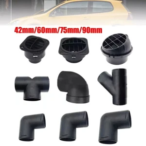 42/60/75/90mm Air Vent Ducting Pipe Hose Outlet Connector Tube For Diesel Heater - Picture 1 of 34