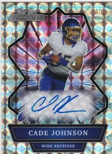 2021 Wild Card Alumination Cade Johnson Holo Lux Autograph 58/99 Seattle Seahaw - Bild 1 von 2