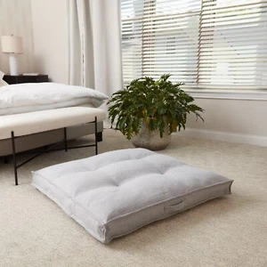Almohada de piso cuadrada con mechones - Imagen 1 de 25