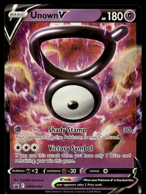 Pokemon TCG SWSH: Sword & Shield Promo Cards #SWSH300 Unown V NM - Image 1 of 2