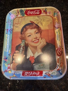 Vintage 1950s Coca-Cola Metal Serving Tray Thirst Knows No Season-Have A Coke - Picture 1 of 6