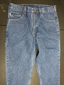 Carhartt B17-DST Herren 35 x 30 Relaxed Fit Tapered Leg Denim Blau Jeans - Bild 1 von 7