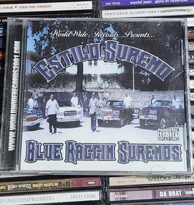 Estilo Sureno Blue Raggin Surenos CD Chicano Rap Rare HTF OOP Original Gangsta  - Imagen 1 de 4