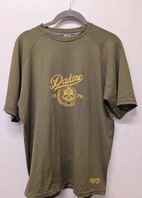 Camisa Dakine Para Hombres S Verde Oliva Senderismo Malla Manga Corta Surfista Playa Foto 1 de 4