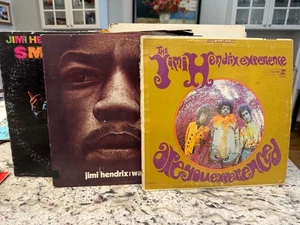 JIMI HENDRIX 5X VINYL LP LOT ARE YOU EXPERIENCED, SMASH HITS & WAR HEROES  CRY - Bild 1 von 13