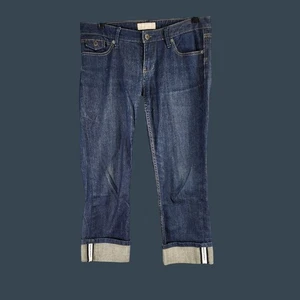 Banana Republic Womens Stretch Denim Capri Jeans Size 27 / 4 - Medium Wash - Picture 1 of 7