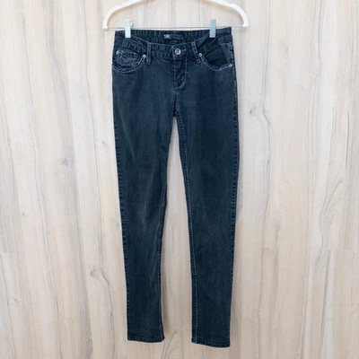 Y2K YMI Womens Low Rise Jeans Size 1  Black Skinny Stretch Denim 2000s Casual - Image 1 of 4