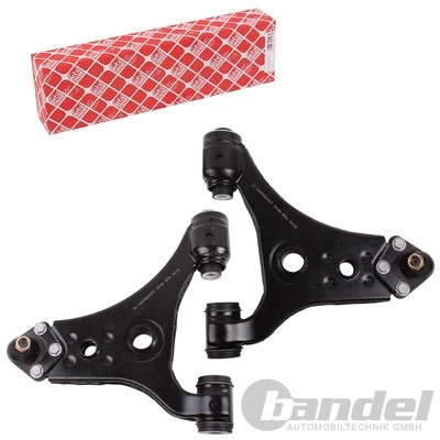 2xBRAZO TRANSVERSAL FEBI DELANTERO DERECHO + IZQUIERDO MECCEDES CLASE A W169 CLASE B W245 - Imagen 1 de 3