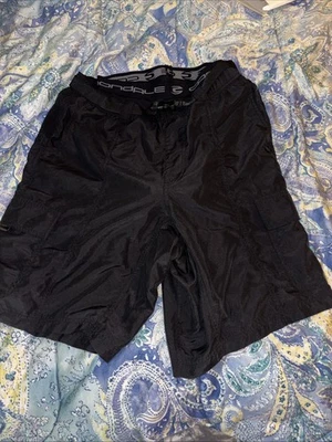 Pantalones Cortos Cannondale Para Hombre L Ciclismo de Montaña Ciclismo Pantalones Cortos Negros Elásticos Poliéster Foto 1 de 4