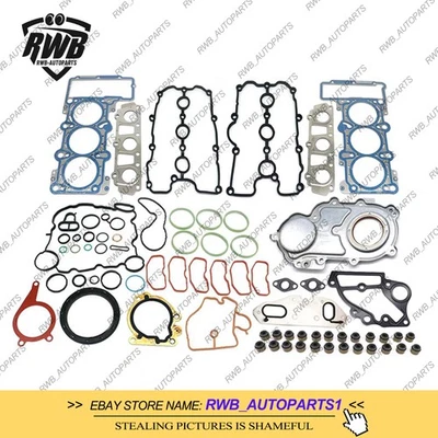 Juego de juntas de cubierta de válvula de culata de motor para AUDI S4 S5 Q7 3.0 TFSI Foto 1 de 4