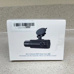 3 Channel 4K Wi-Fi Dash Cam - Picture 1 of 5
