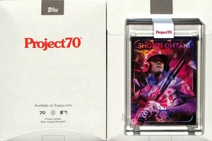 2021 TOPPS PROJECT 70 #625 1969 SHOHEI OHTANI - LOS ANGELES ANGELS - MIKAEL B. - Picture 1 of 2