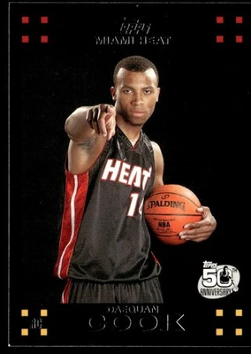 2007-08 Topps Roolkies Daequan Cook Rookie Miami Heat #131 - Image 1 of 2