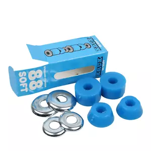 Krux Trucks Skateboard Bushings Worlds Best Cushions Soft 88A Blue - Picture 1 of 4