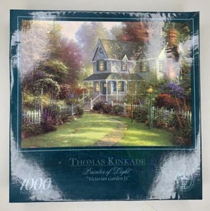 Thomas Kinkade 1000 Piece Jigsaw Puzzle, Painter Of Light - Victorian Garden II - Picture 1 of 11