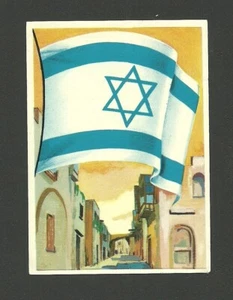 Flag of Israel Vintage 1968 Spanish Card #63 - Picture 1 of 2