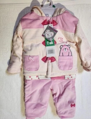 vêtement hiver bébé fille ensemble anorak pantalon - Photo 1/4