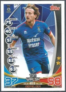 TOPPS MATCH ATTAX SPL-2019-20- #276-INVERNESS CALEDONIAN THISTLE-TOM WALSH - Imagen 1 de 1
