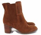 Circa Joan And David Jadine Conac Suede Leather Ankle Boot Sz 11M Excellent
