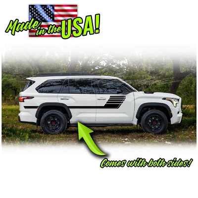 SIde Hockey Strobe Racing Stripes FITS TRD & Base  2023 & up Toyota Sequoia - Изображение 1 из 2