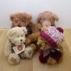 TEDDY BEAR BUNDLE, GANZ AND OTHER, 6" - Picture 1 of 13