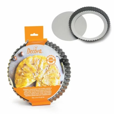 Decora Stampo crostata con fondo mobile antiaderente Ø28 - Immagine 1 di 3