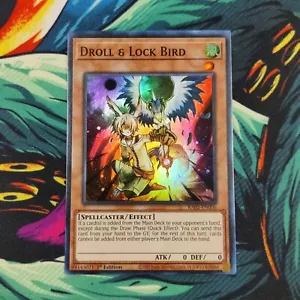 Droll & Lock Bird (Super Rare) RA02-EN006 25th Anniversary Rarity Collection II - Picture 1 of 3