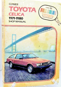 Clymer 1981 Vintage Shop Manual Toyota Celica 1971- 1980 Color Wiring Diagrams - Bild 1 von 6