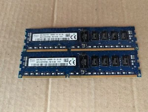 LOT 2 HYNIX HMT41GR7DFR8C-RD 8GB 2RX8 PC3-14900R DDR3 1866MHZ ECC RAM I5-3(5) - Picture 1 of 2