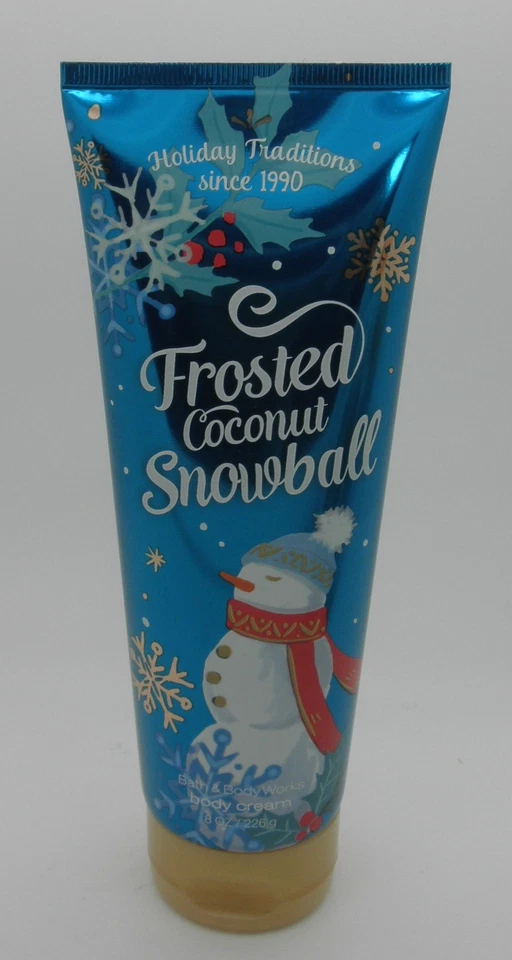 8 Oz Bath & Body Works Frosted Coconut Snowball Ultra Shea Cream Moisturizer