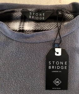 Mens Stonebridge Premium Warm Fleece Jumper Pullover Top Size X large XL - Picture 1 of 3