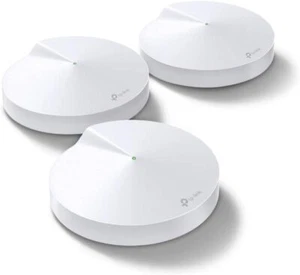 TP Link Deco M5 Whole Home Mesh WiFi System 3 Pack Seamless Coverage - Picture 1 of 5