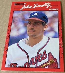 Tarjeta Donruss de John Smoltz Hof 1990 #121 casi nueva-como nueva - Imagen 1 de 2