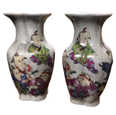 Pair Of Chinese Vases - Image 1 of 4