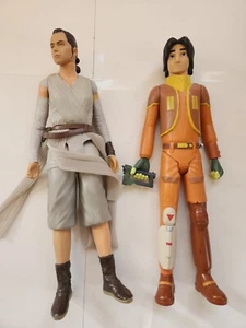 21 Star wars Action Figure Lot Random Heights Rey Han Solo Darth Vader Boba Fett - Picture 1 of 6