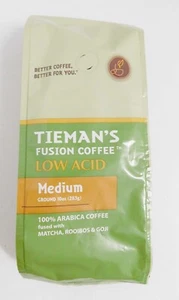 Tieman’s Fusion Coffee 10 oz - Miscela di media grana, basso acido, antiossidante, matcha - Foto 1 di 2