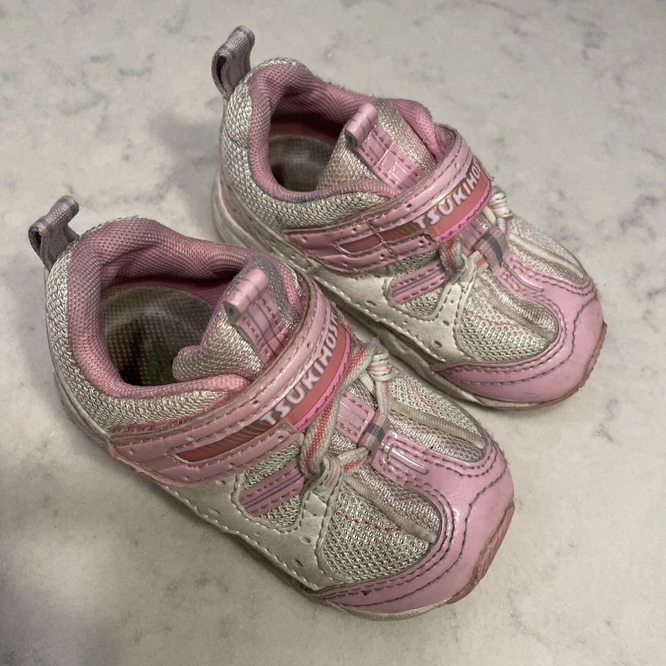 Tsukihoshi Tenis Niño Pequeño Caminante Rosa Niñas Tenis Zapatos Talla 5.5 Gancho Lazo Foto 1 de 4